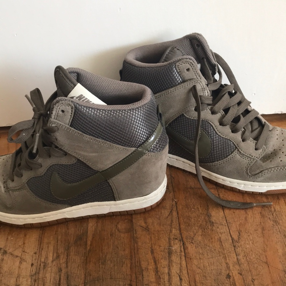 Nike Sky Hi Wedge, Olive Green